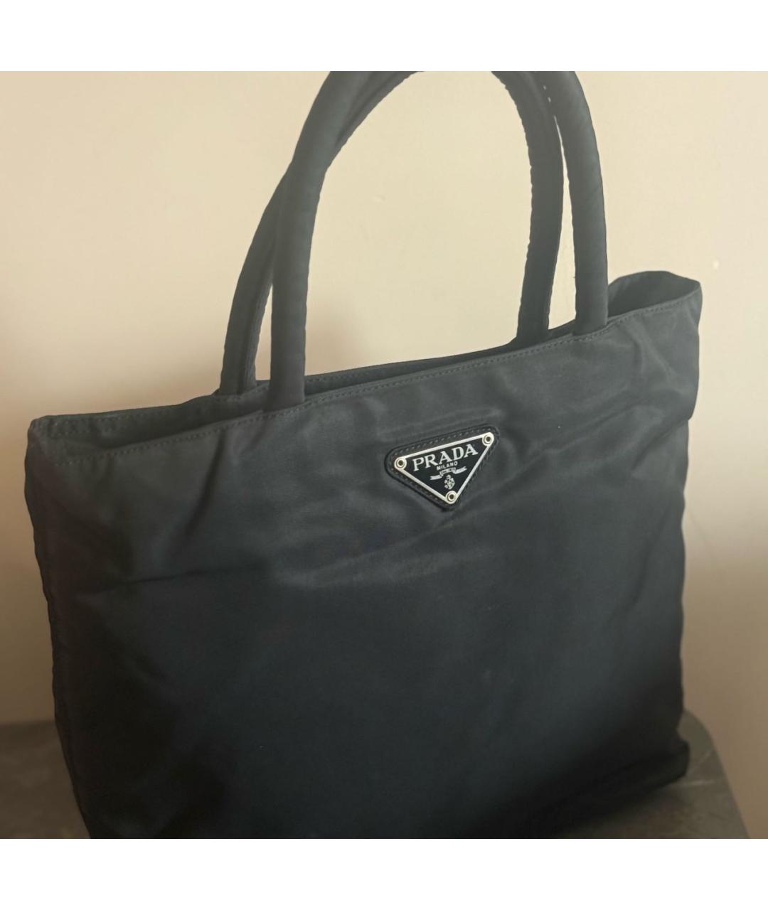 PRADA Черная сумка тоут, фото 6