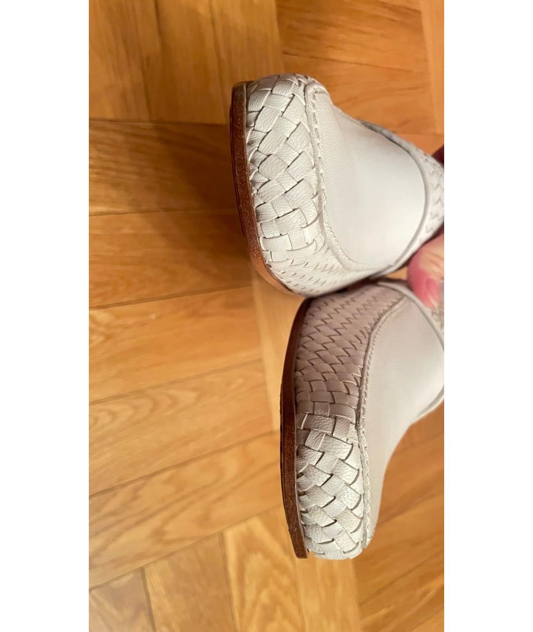 GIVENCHY Белые кожаные лоферы, фото 7