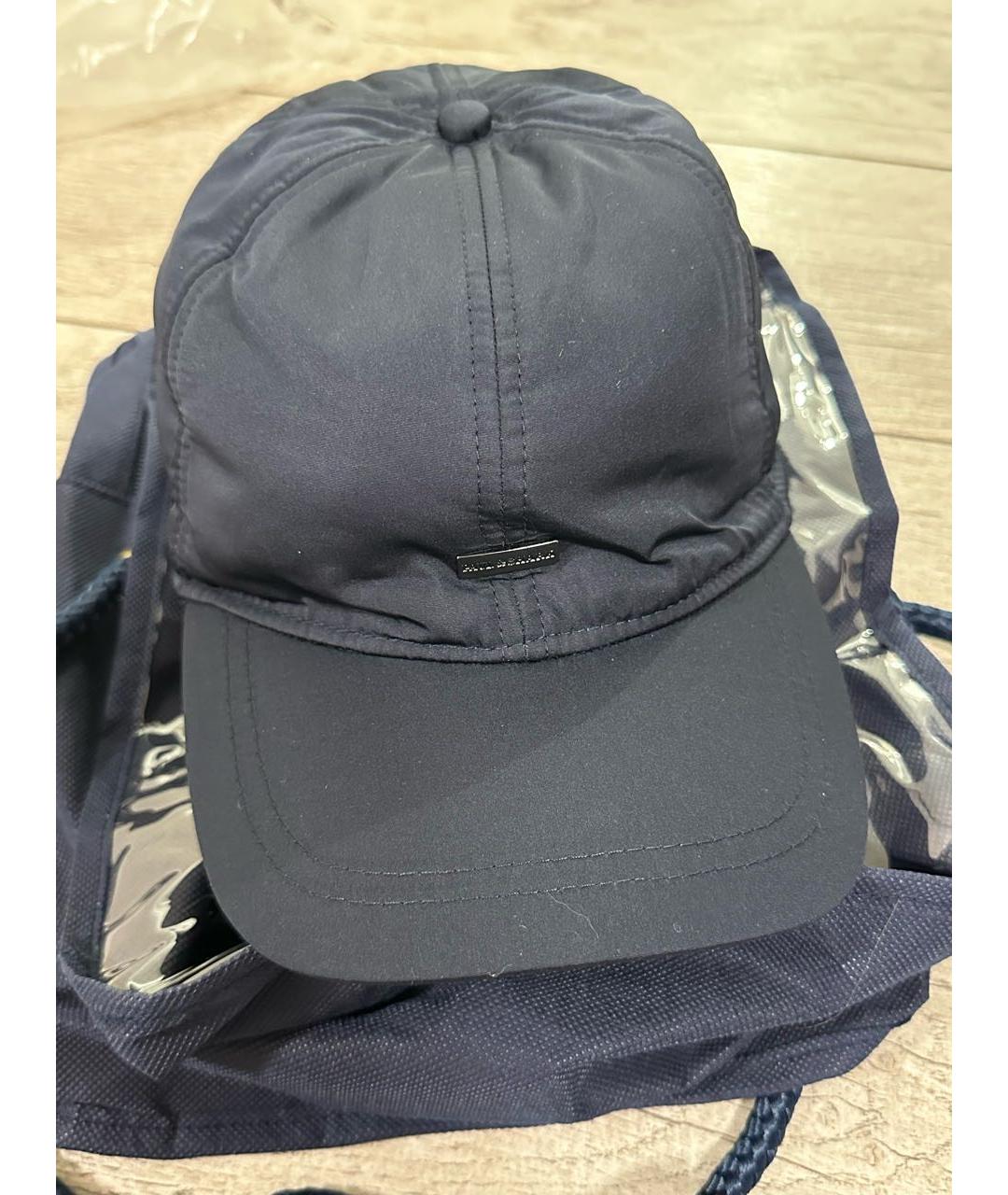 PAUL & SHARK Темно-синяя синтетическая кепка/бейсболка, фото 3