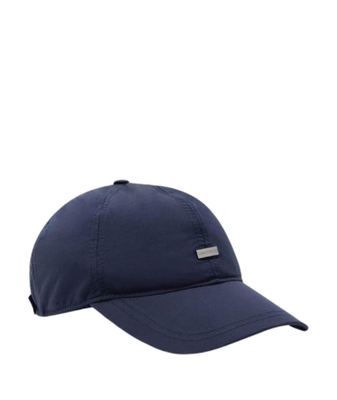 PAUL & SHARK Темно-синяя синтетическая кепка/бейсболка, фото 1