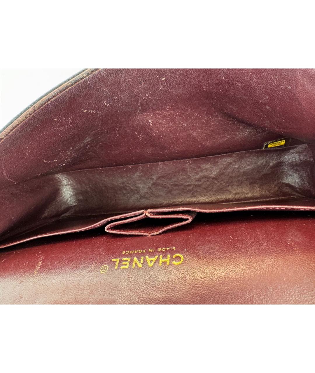 CHANEL Черная кожаная сумка через плечо, фото 7