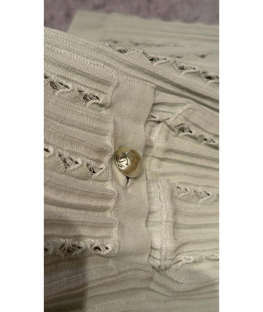 CHANEL Бирюзовый хлопковый кардиган, фото 4