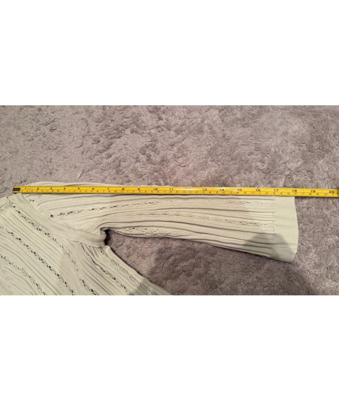 CHANEL Бирюзовый хлопковый кардиган, фото 6