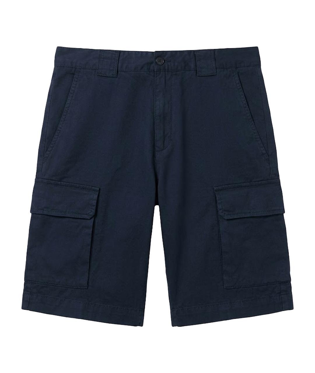 PAUL & SHARK Темно-синие хлопковые шорты, фото 1