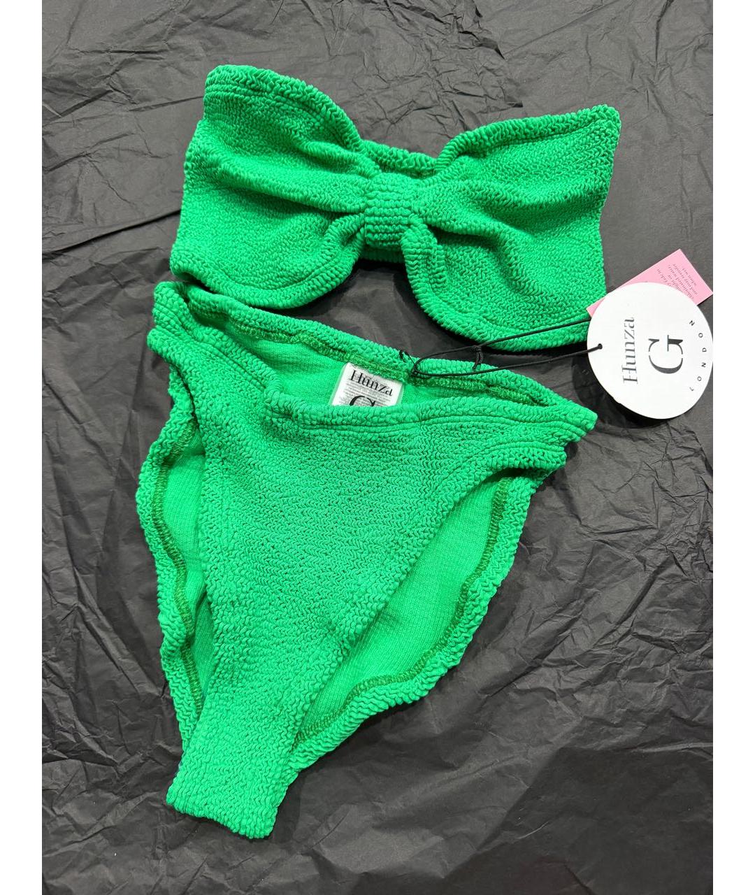 HUNZA G Зеленый купальник, фото 5