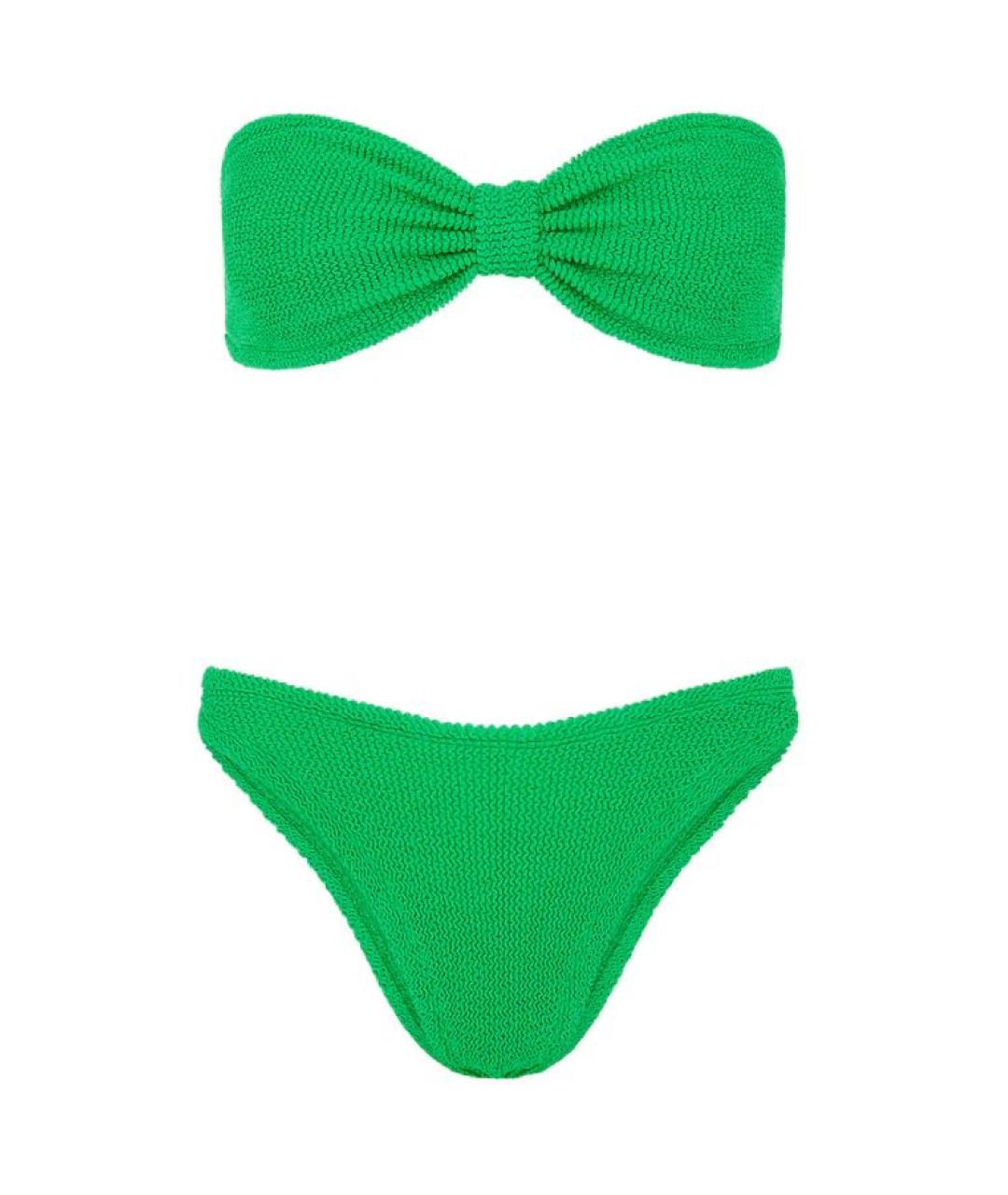 HUNZA G Зеленый купальник, фото 6