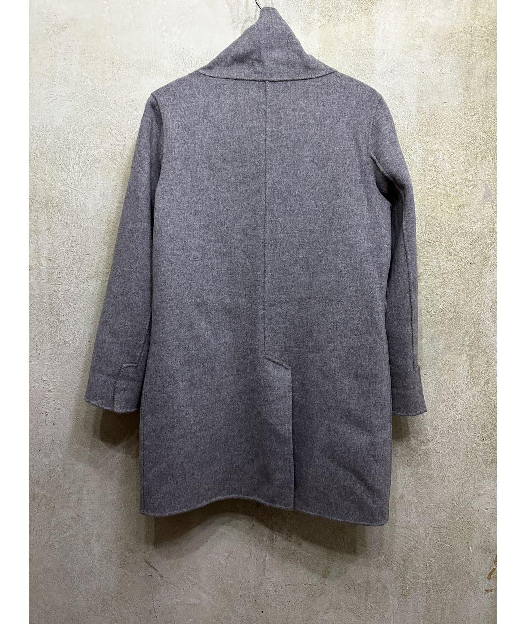 'S MAX MARA Коричневое шерстяное пальто, фото 3