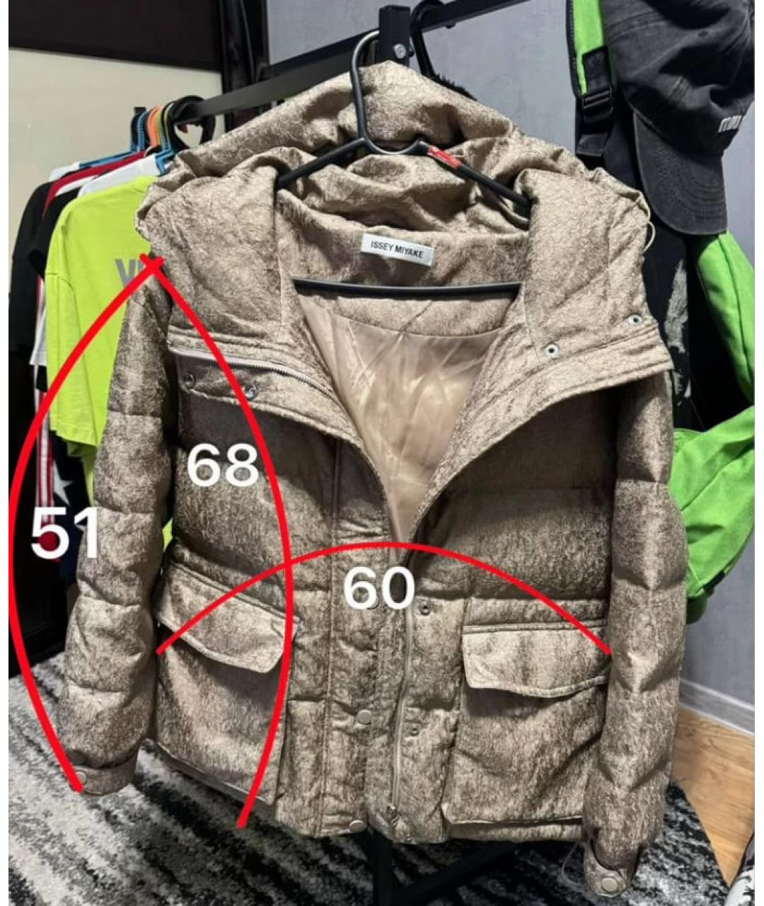 ISSEY MIYAKE Бежевая куртка, фото 7