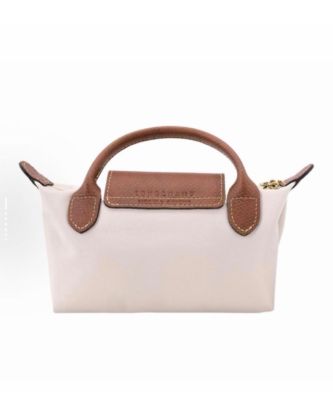 LONGCHAMP Бежевая сумка с короткими ручками, фото 3