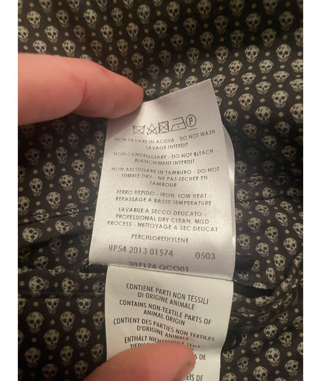 ALEXANDER MCQUEEN Коричневый хлопковый пиджак, фото 6