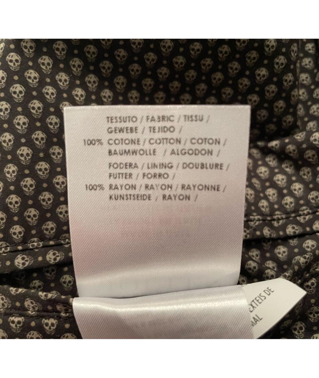 ALEXANDER MCQUEEN Коричневый хлопковый пиджак, фото 5