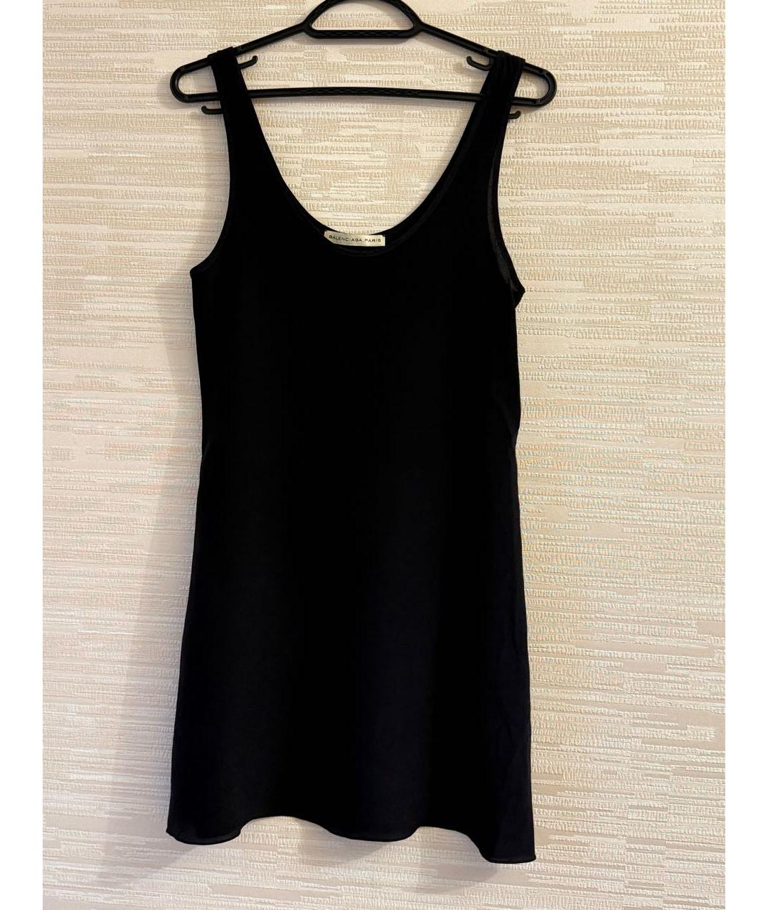 BALENCIAGA Мульти шелковое коктейльное платье, фото 8