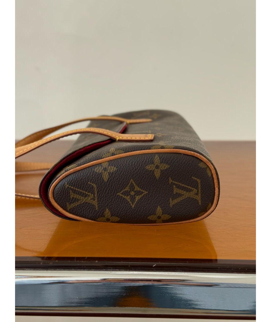 LOUIS VUITTON Коричневая сумка с короткими ручками, фото 3