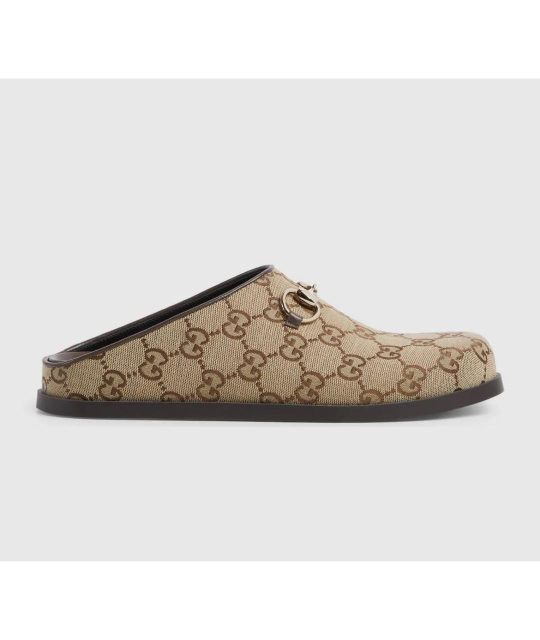 GUCCI Бежевые мюли, фото 7