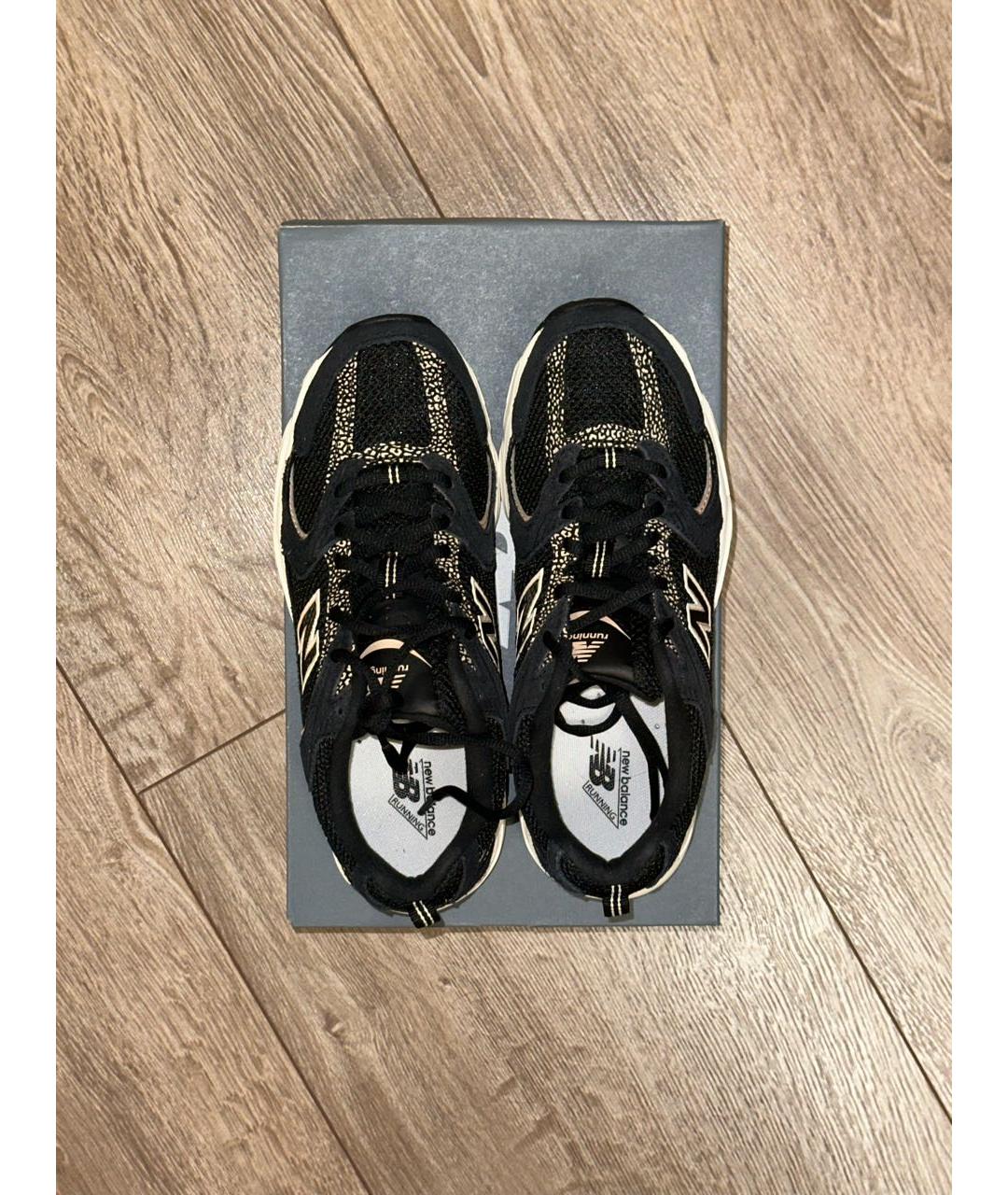 NEW BALANCE Черные замшевые кроссовки, фото 3