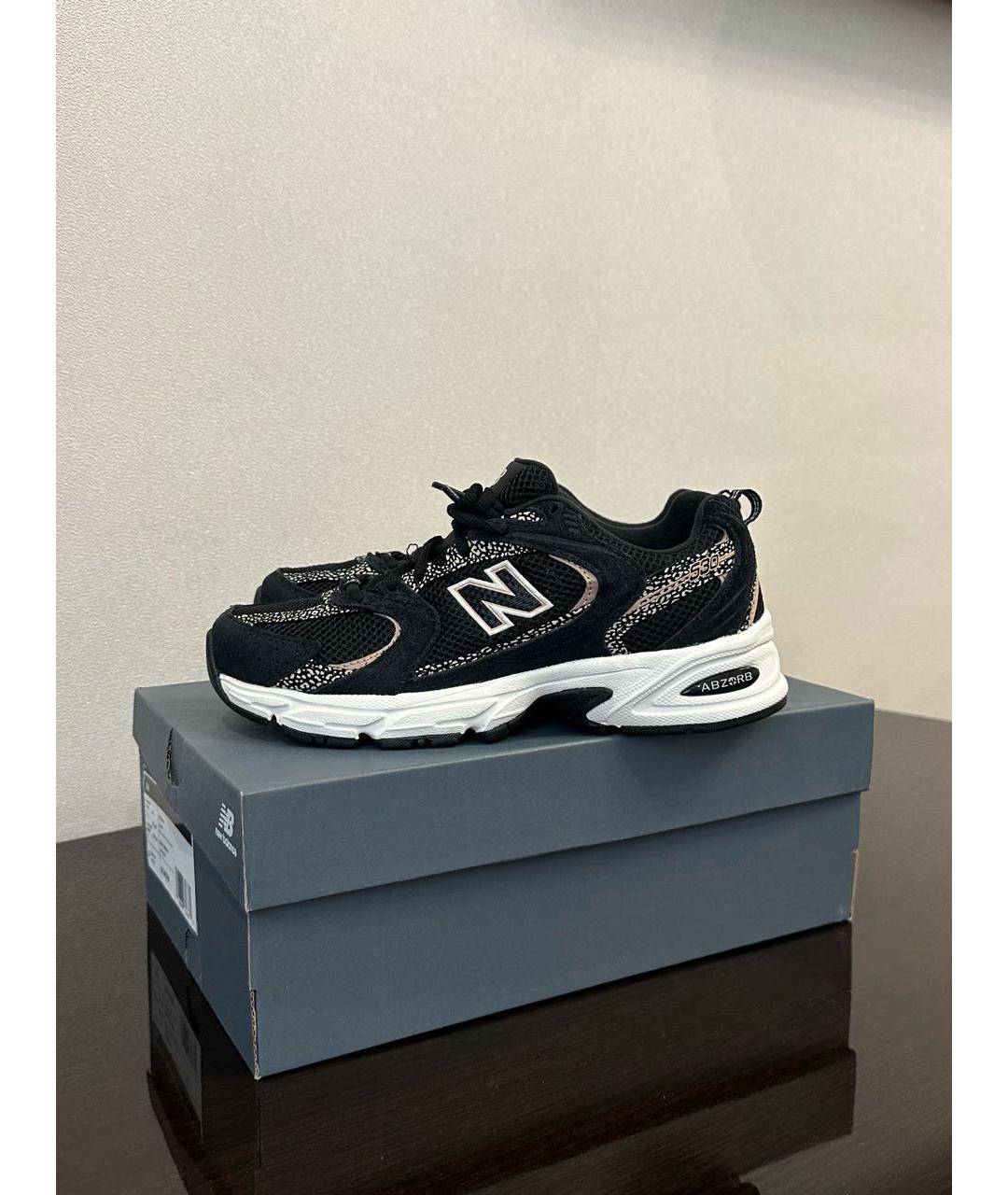 NEW BALANCE Черные замшевые кроссовки, фото 6