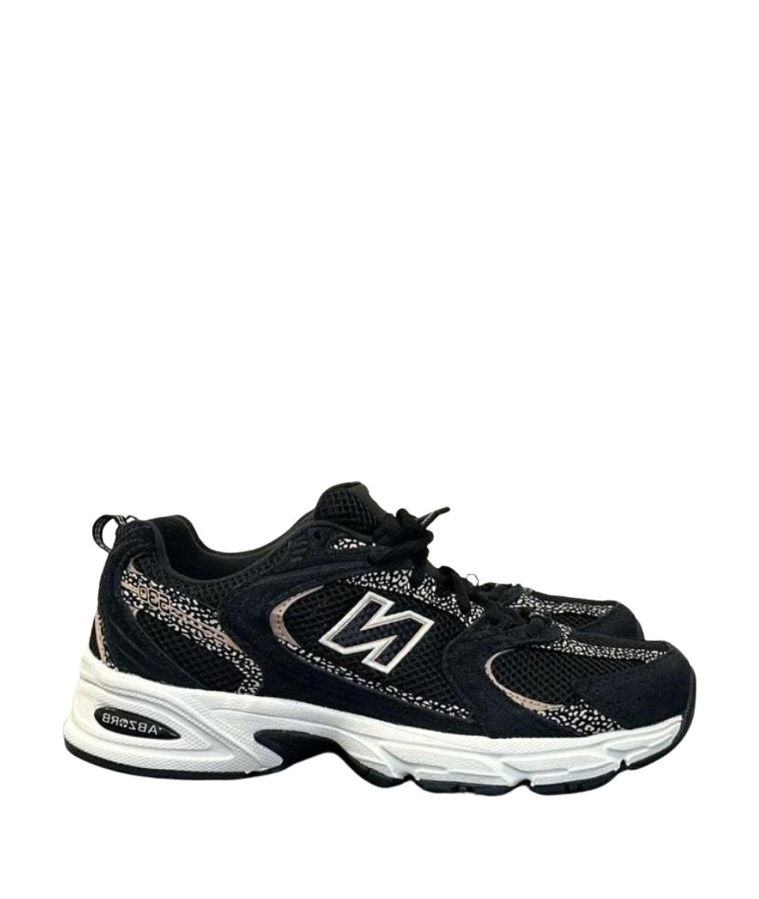 NEW BALANCE Черные замшевые кроссовки, фото 1