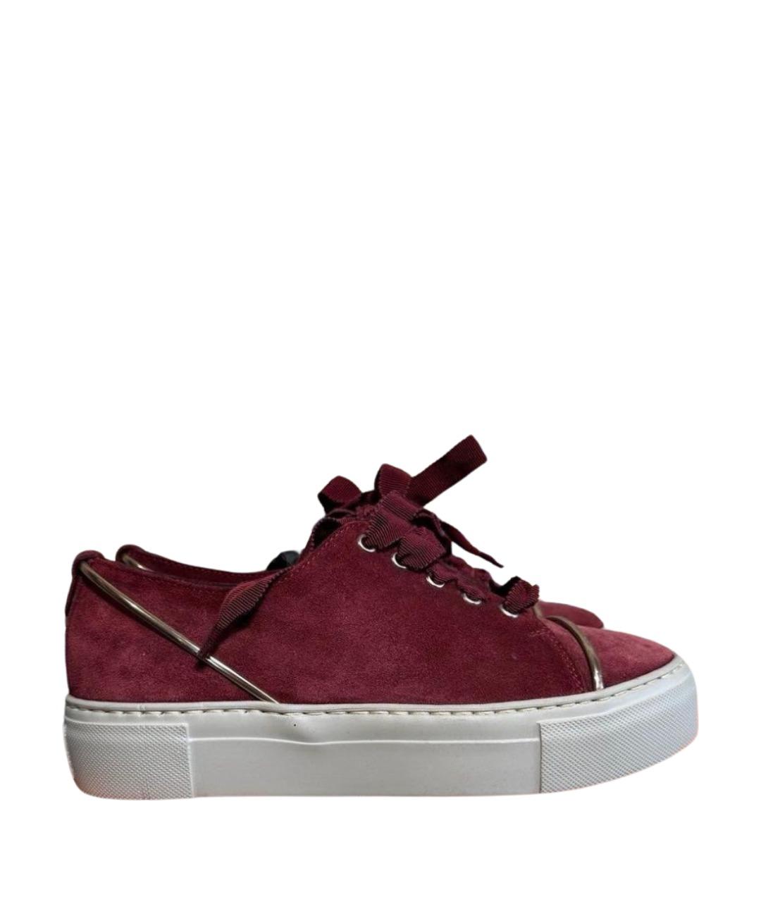 AGL Бордовые замшевые кеды, фото 1
