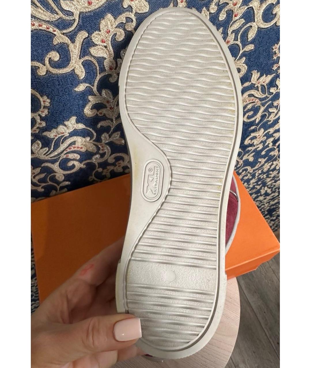 AGL Бордовые замшевые кеды, фото 5