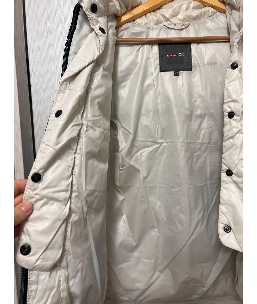 DUVETICA Темно-синий полиамидовый пуховик, фото 8