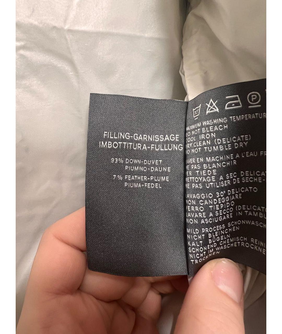 DUVETICA Темно-синий полиамидовый пуховик, фото 5