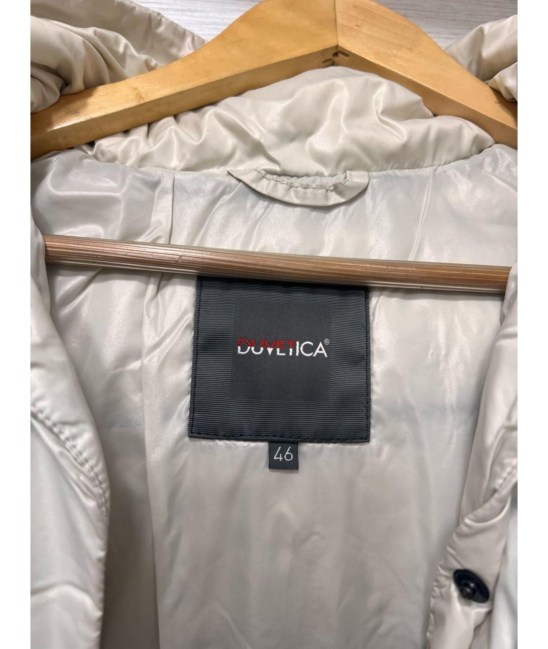 DUVETICA Темно-синий полиамидовый пуховик, фото 3