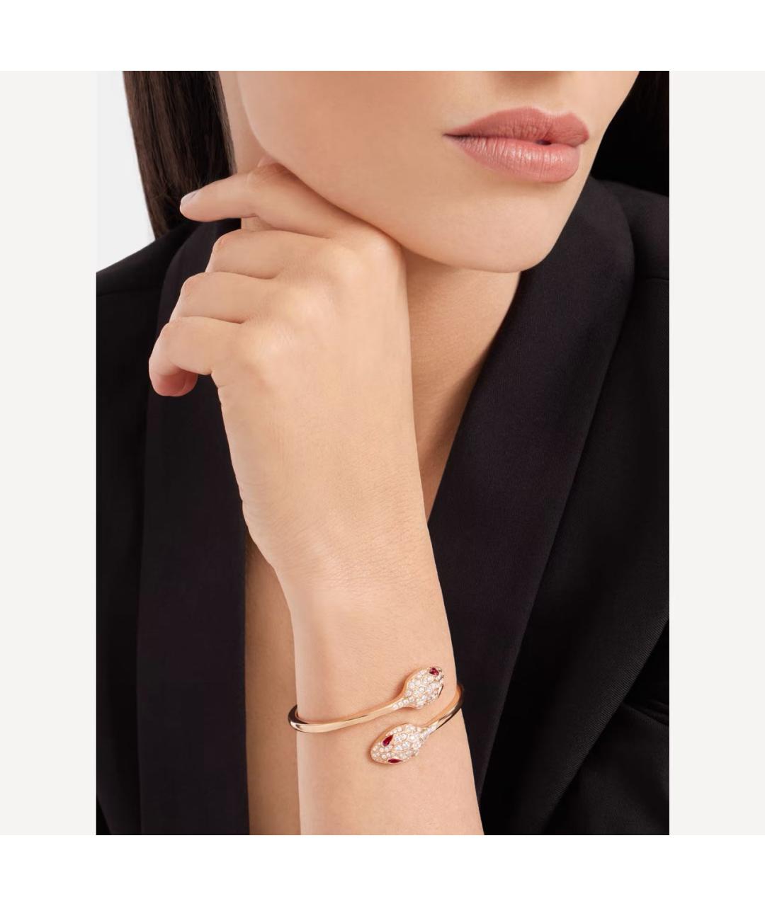BVLGARI Розовый браслет из розового золота, фото 3