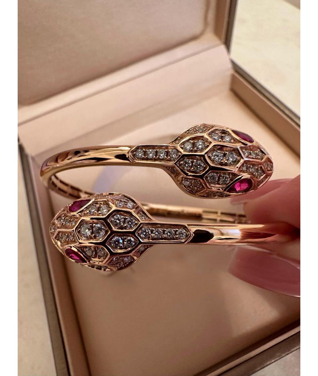 BVLGARI Розовый браслет из розового золота, фото 4