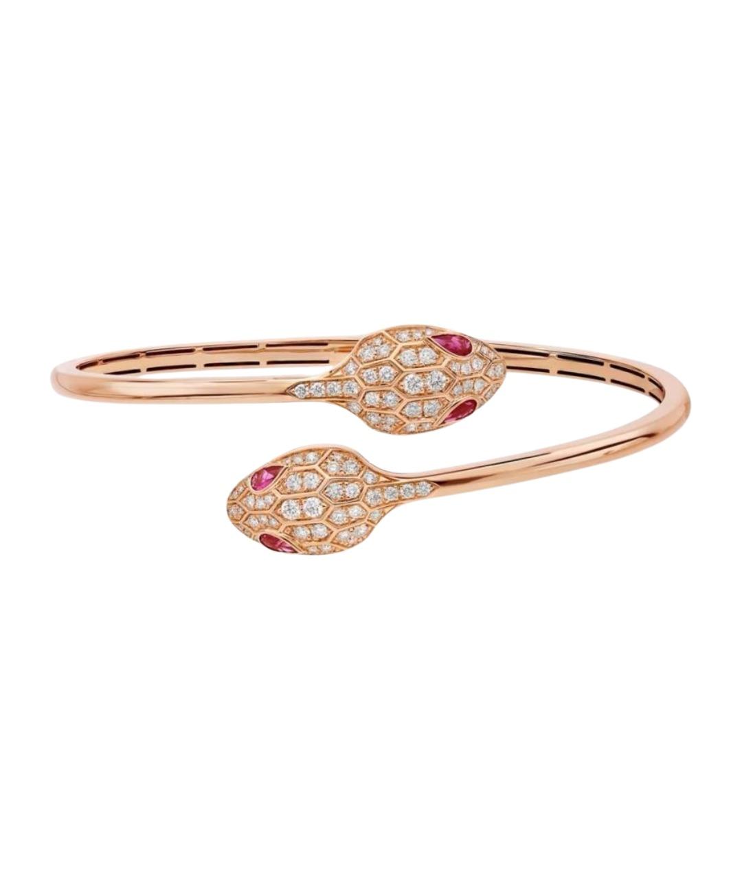 BVLGARI Розовый браслет из розового золота, фото 1