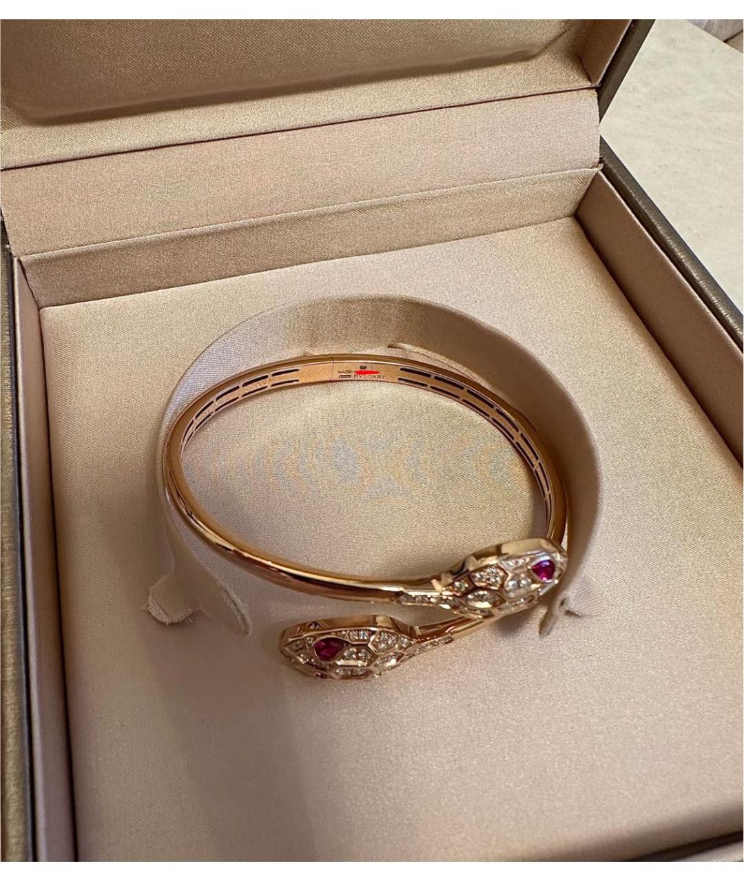 BVLGARI Розовый браслет из розового золота, фото 5