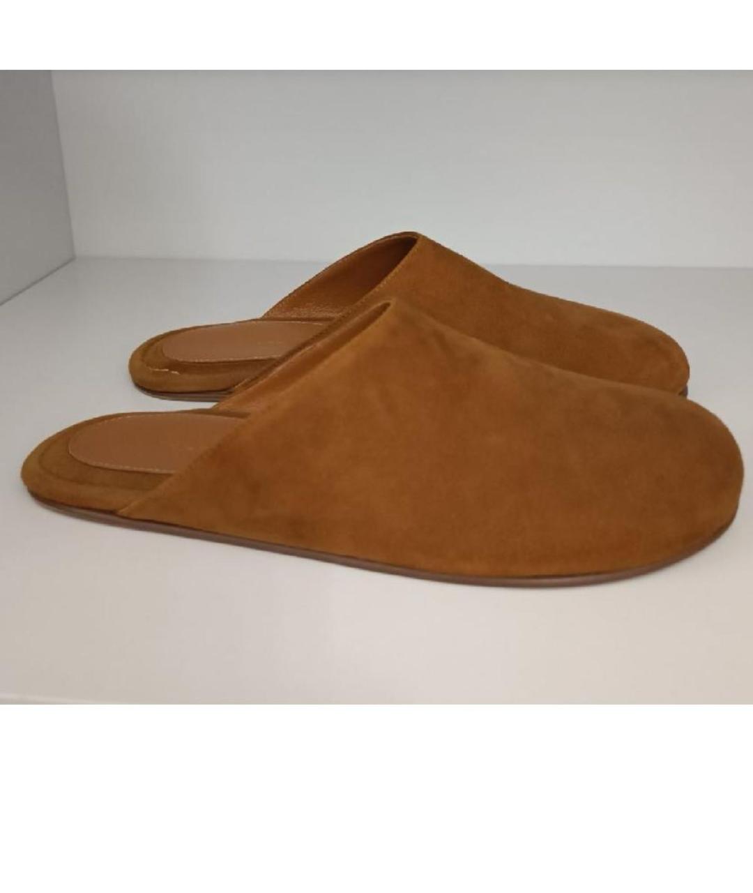 GIABORGHINI Оранжевое замшевые мюли, фото 5