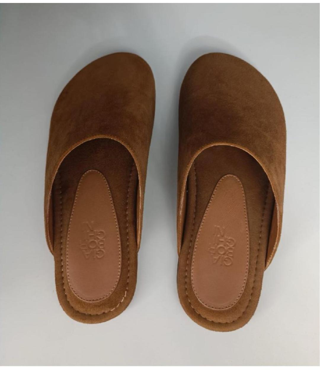 GIABORGHINI Оранжевое замшевые мюли, фото 3