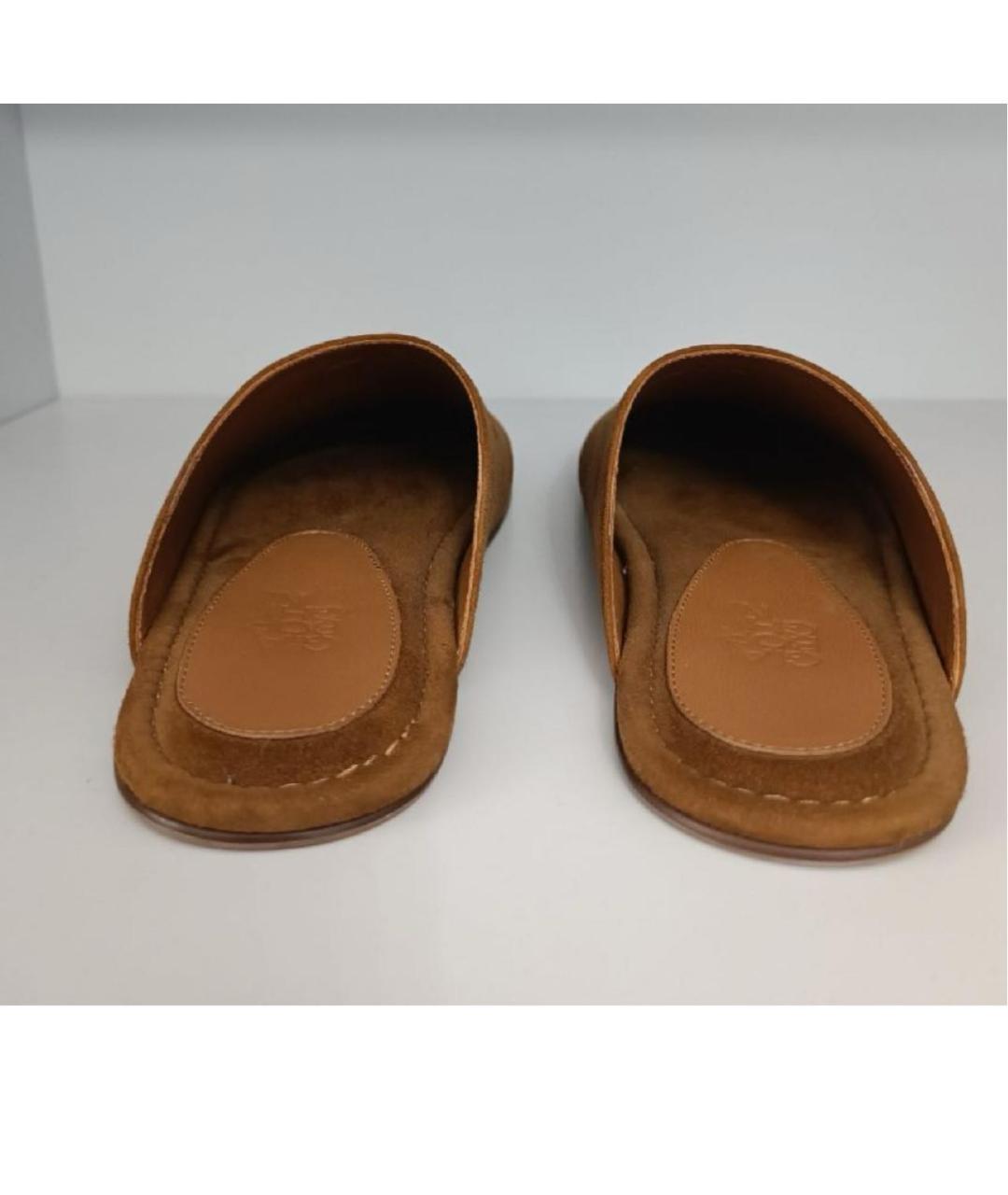 GIABORGHINI Оранжевое замшевые мюли, фото 4