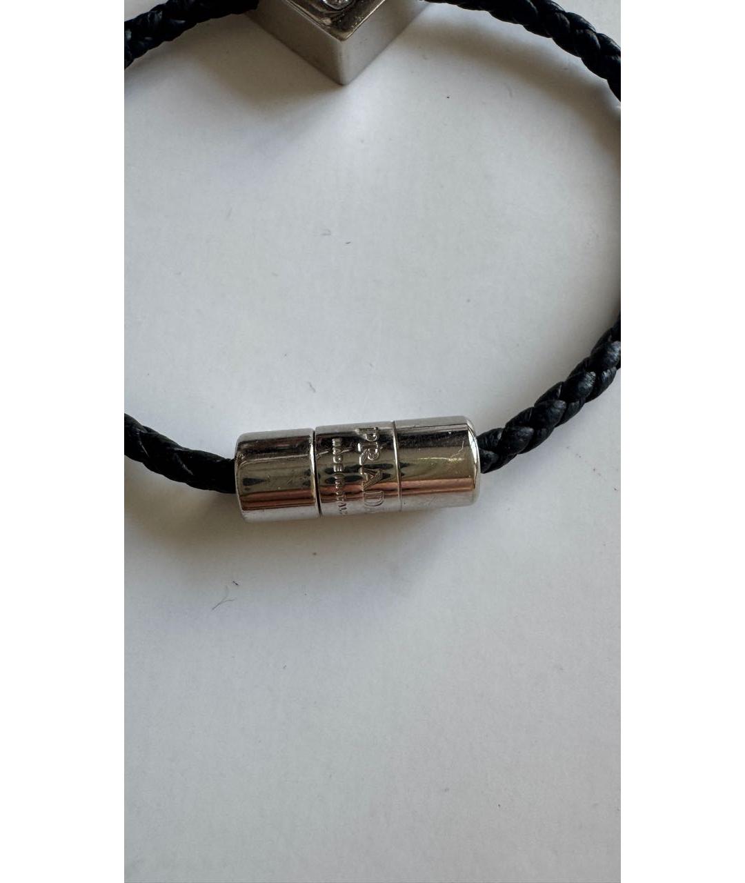 PRADA Черный браслет, фото 3