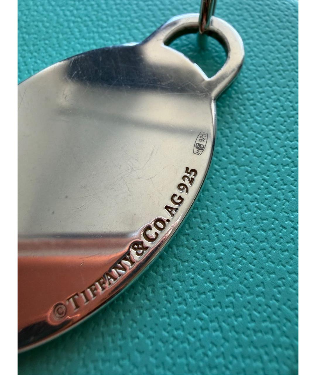 TIFFANY&CO Бирюзовая серебряная подвеска, фото 5