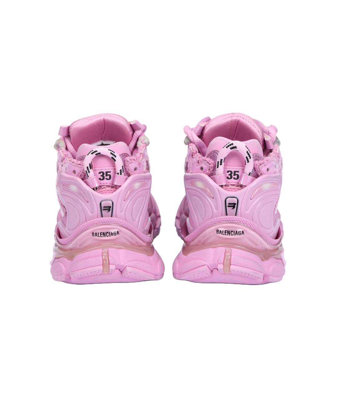 BALENCIAGA Розовые кроссовки, фото 4