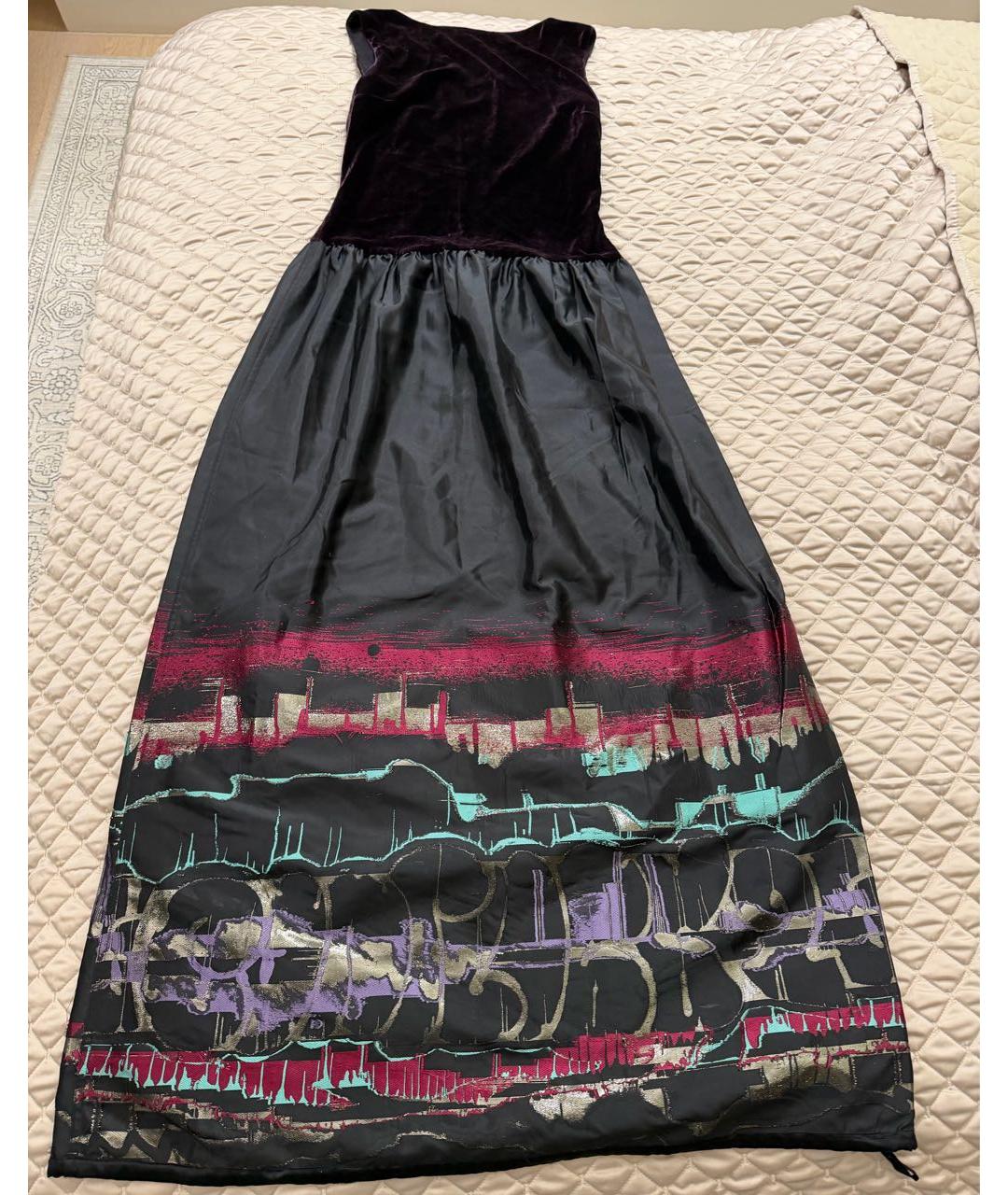 JEAN PAUL GAULTIER Черное бархатное вечернее платье, фото 8