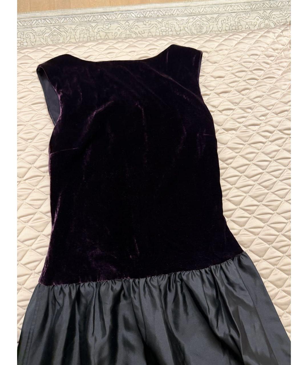 JEAN PAUL GAULTIER Черное бархатное вечернее платье, фото 4