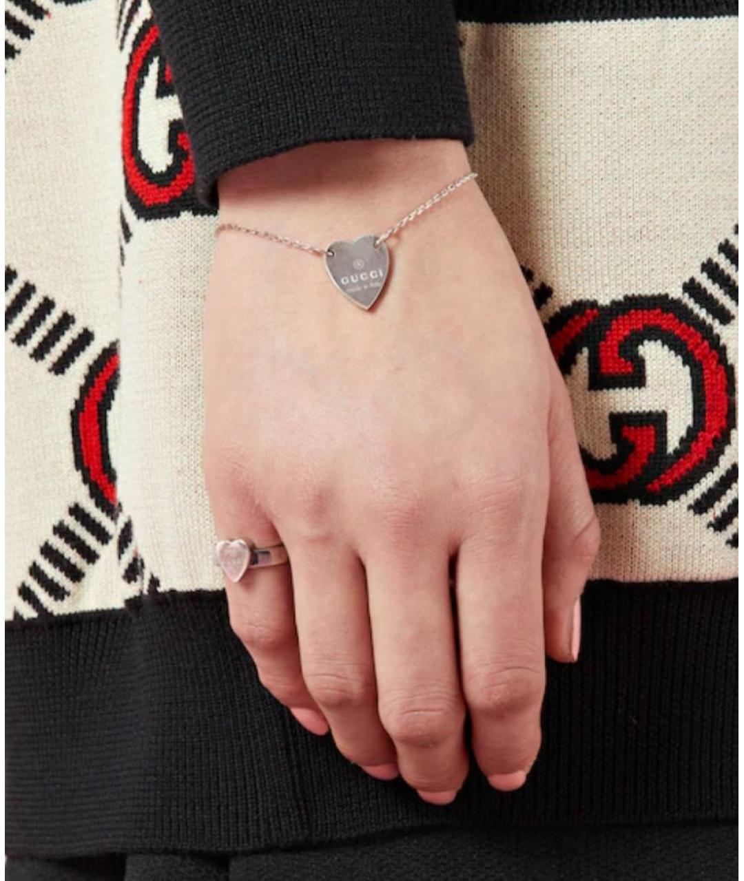 GUCCI Серебряное серебряное кольцо, фото 2