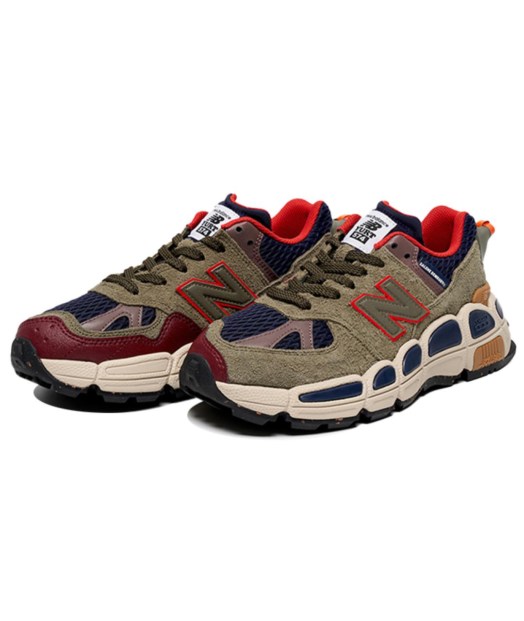 NEW BALANCE Коричневые кроссовки, фото 3