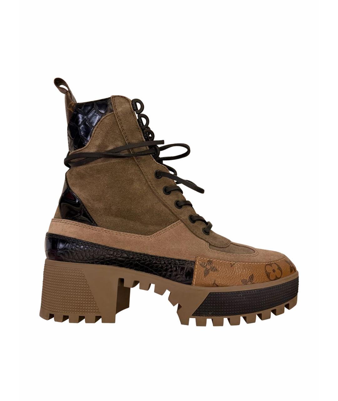 LOUIS VUITTON Замшевые ботильоны, фото 1