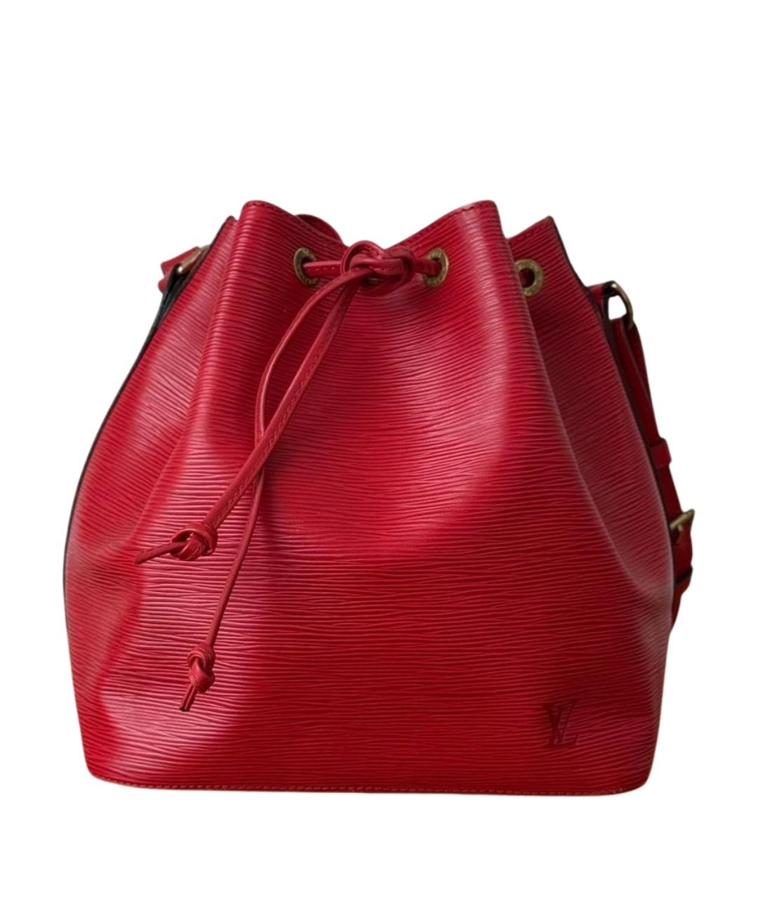 LOUIS VUITTON Красная кожаная сумка через плечо, фото 1