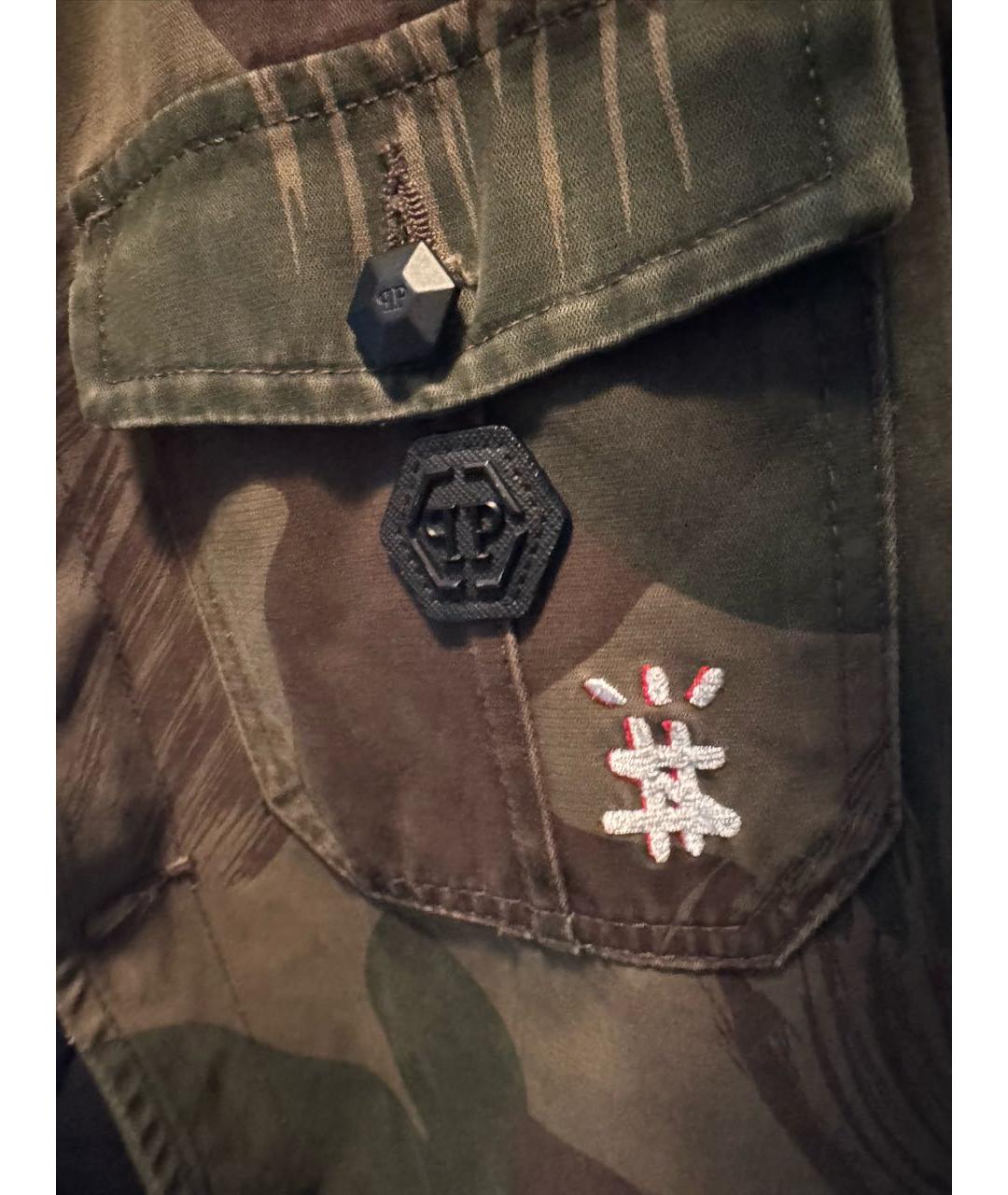 PHILIPP PLEIN Зеленая куртка, фото 6