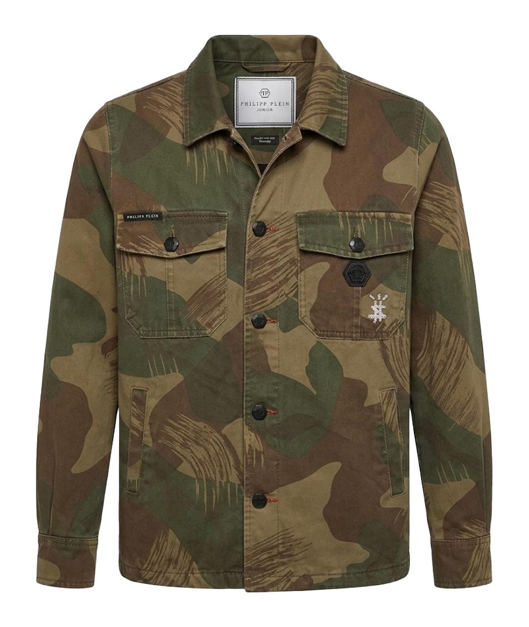 PHILIPP PLEIN Зеленая куртка, фото 1