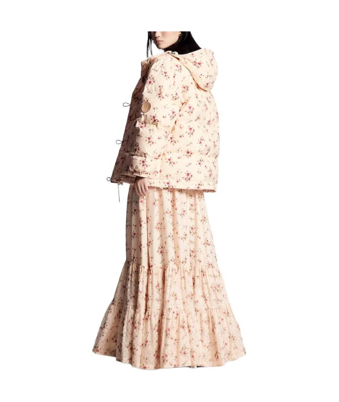 LOUIS VUITTON Розовый пуховик, фото 3