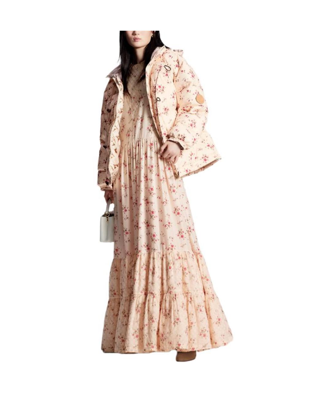 LOUIS VUITTON Розовый пуховик, фото 4