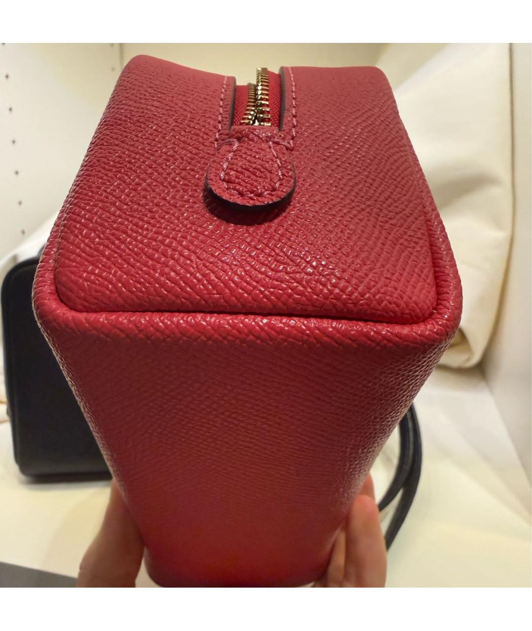 COACH Фуксия кожаная косметичка, фото 6