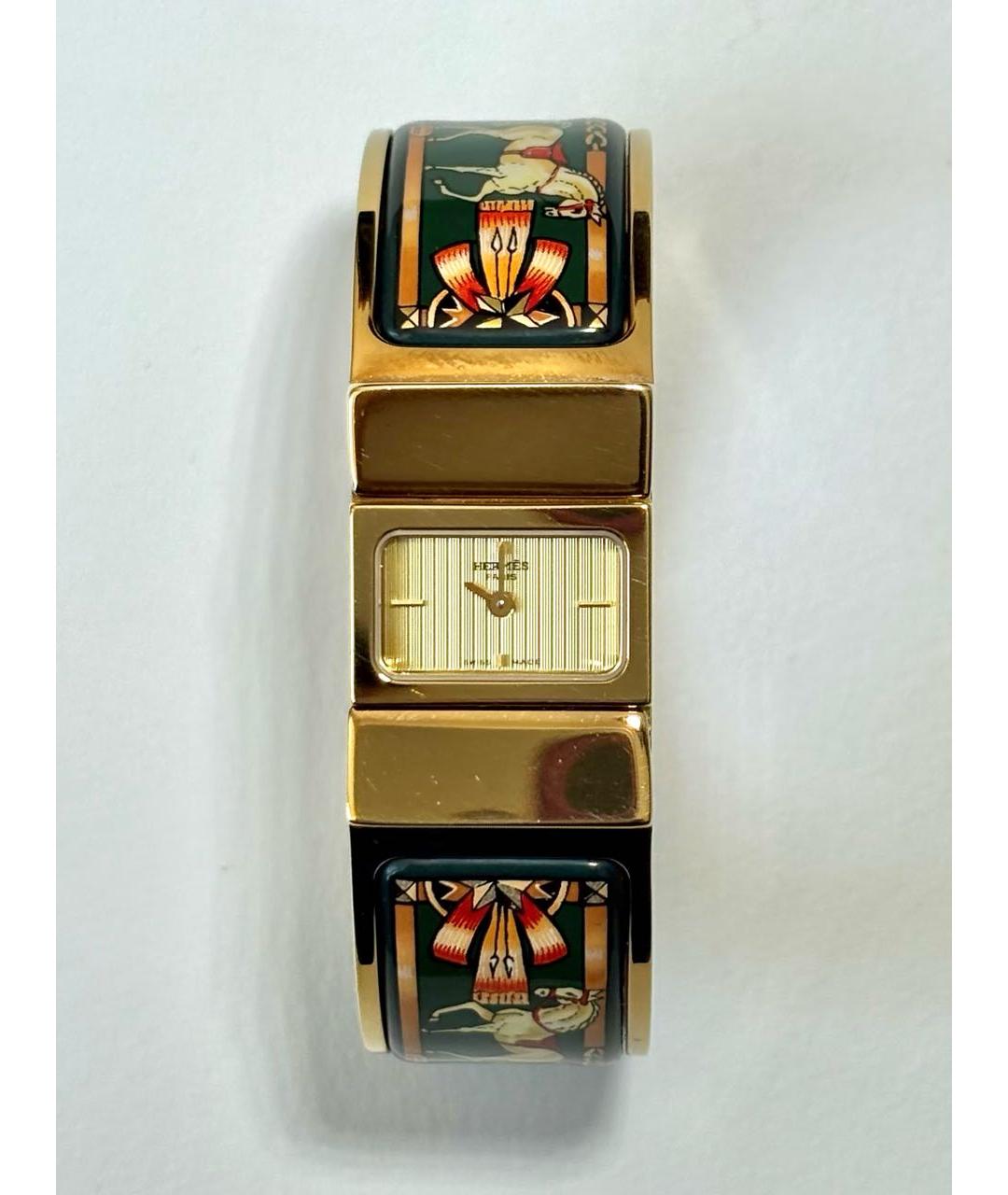 HERMES Золотые часы, фото 7