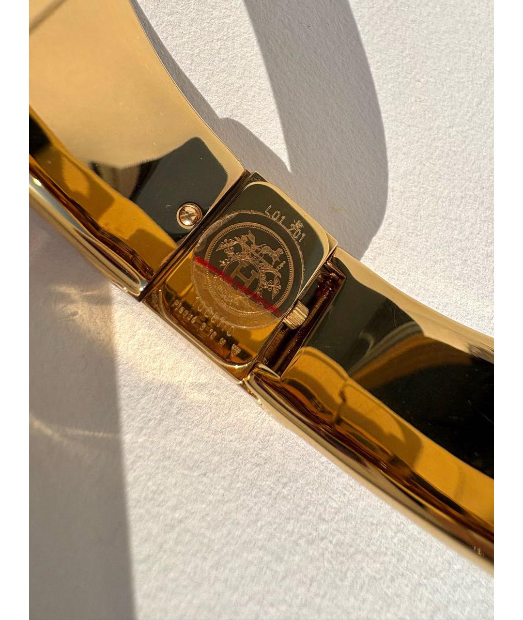 HERMES Золотые часы, фото 2