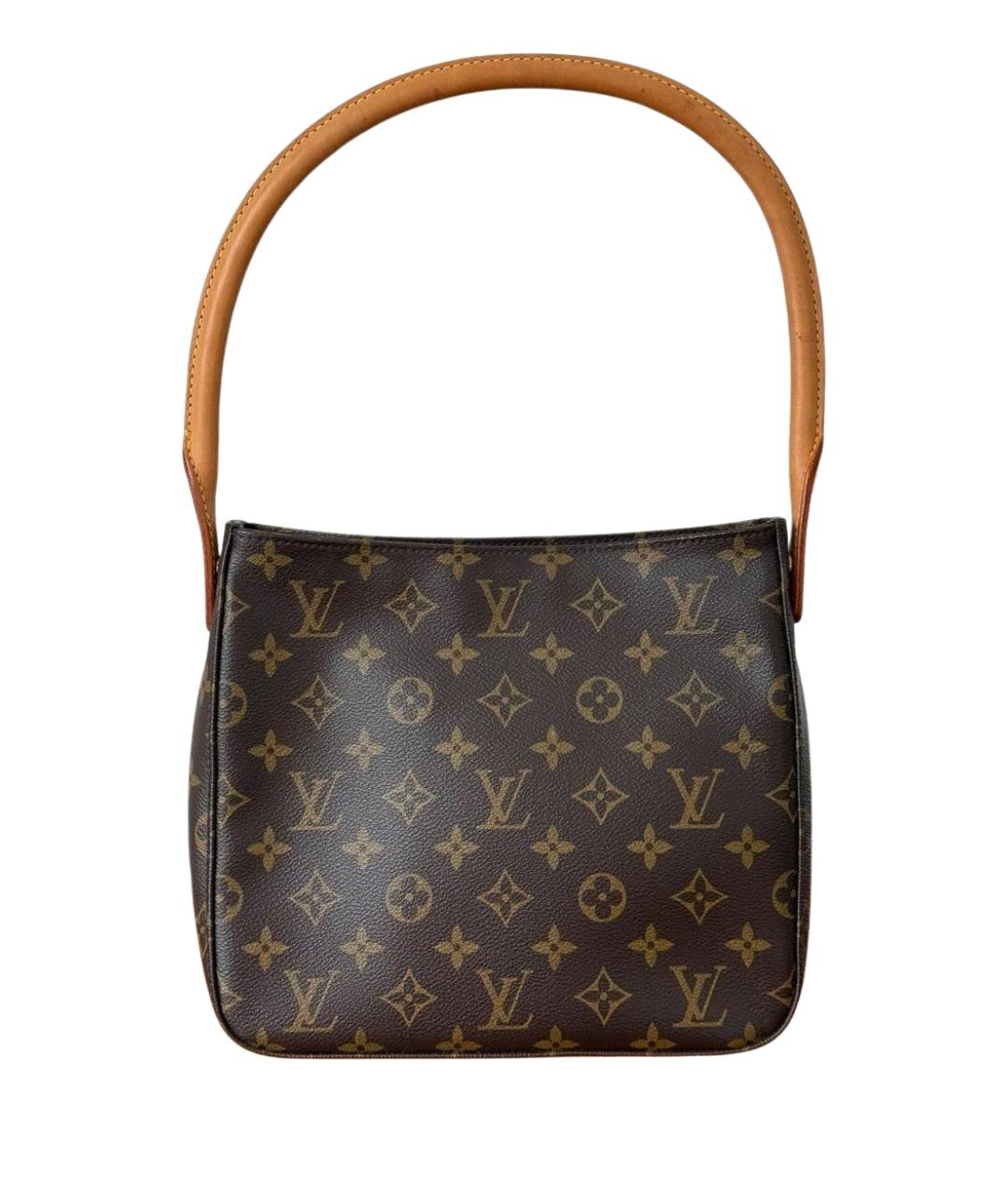 LOUIS VUITTON Коричневая сумка с короткими ручками, фото 1